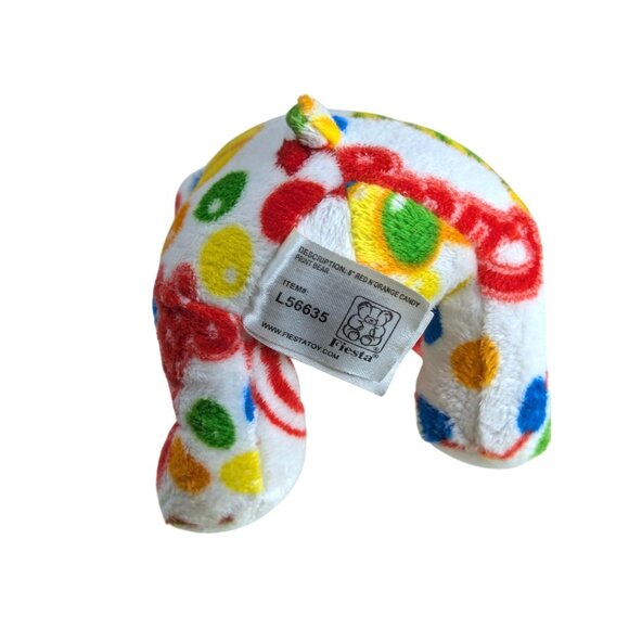Fiesta Royal Caribbean Colorful Candy Pattern Teddy Bear Plush Toy 7" - Picture 3 of 4
